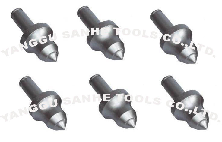 conical tools/cutting tools/round shank cutter bits