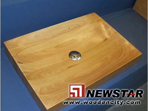 Offer wooden sink, bathroom wood washing basin