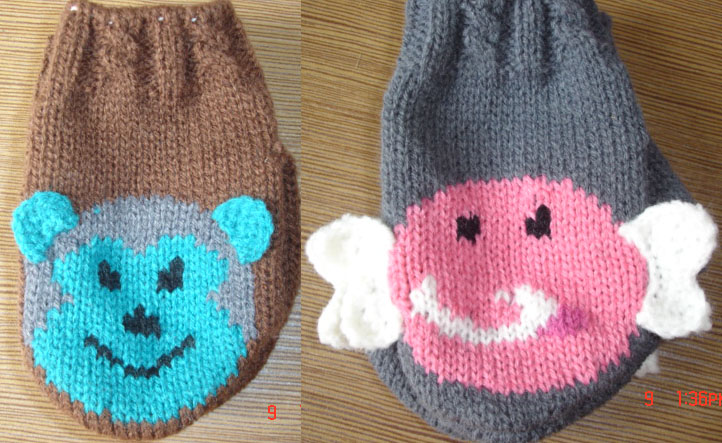 knitted glove, crocheted glove, ZWJYXG01