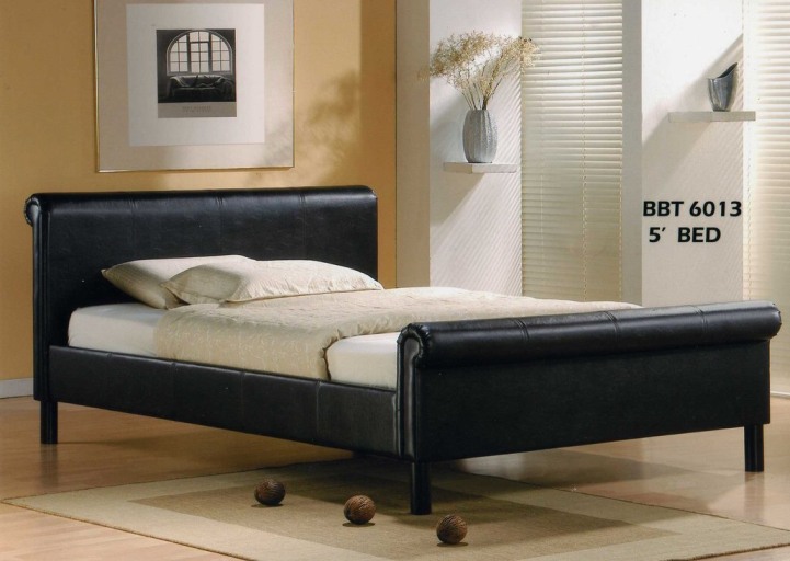 Leather bed, bed, PU bed, upholstery bed