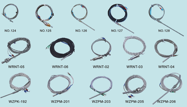 Sheathed Armoured Thermocouple