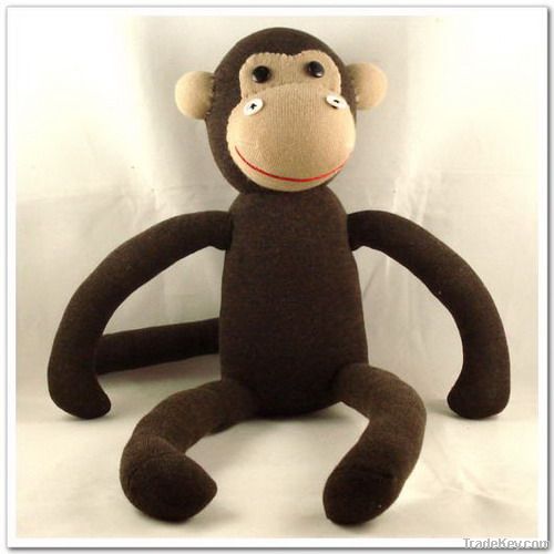 100%handmade stuffed sock animals sock monkey