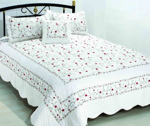 Machine embroidery cotton bedding sets, bedding, quilt sets