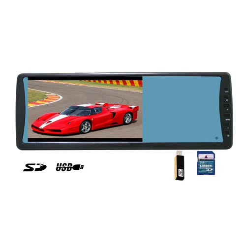 7 inch rearview car monitor with USB/SD card slot