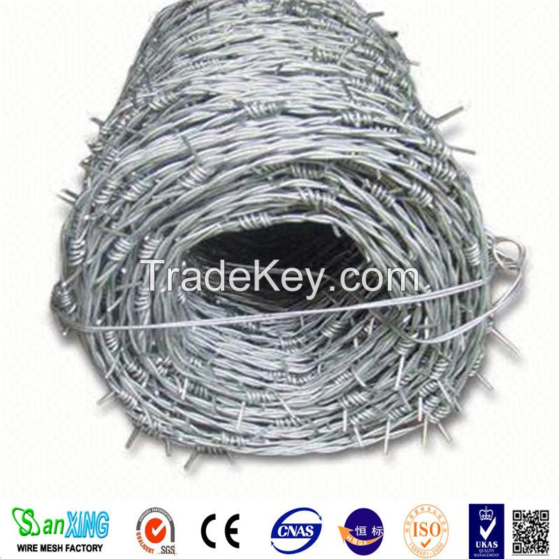 China Suppliers High Quality Cheap Double Strand Common Twisted Barbed Wire Fence