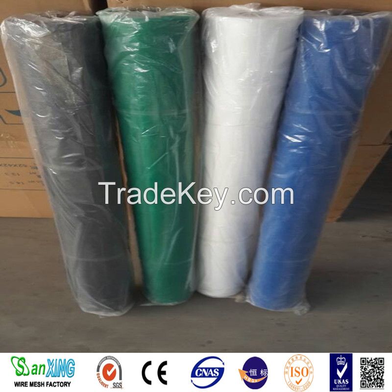 Plastic Fiberia Fiberglass Insect Window Screen / Hot sale high quality fiberglass window screen (ISO9001 manufacturer)