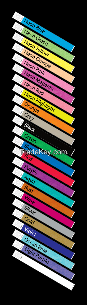 1" Tyvek Wristbands