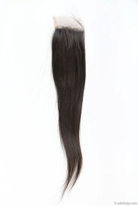 top lace closure brazilian virgin hair silky straight 10~20 inch