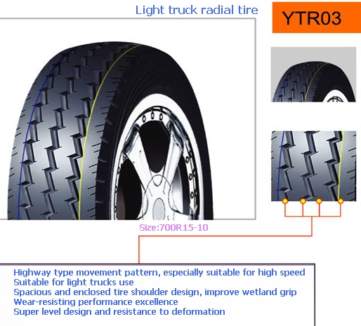 Light truck tires