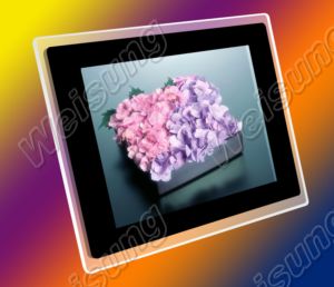 7Color LCD Digital Photo Frame RolyPoly Desktop Display *****
