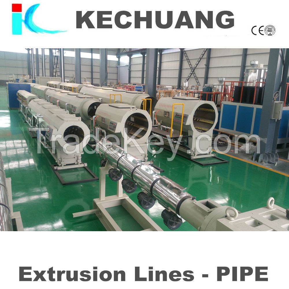 HDPE pipes production line making machine