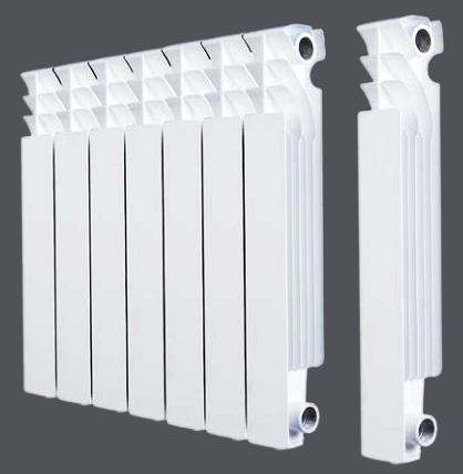 Die-cast all aluminum radiator