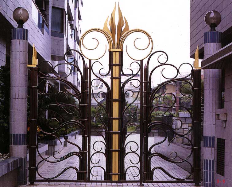 Wrought iron baluster, railing, gate, fence