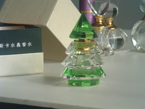 crystal perfume bottle