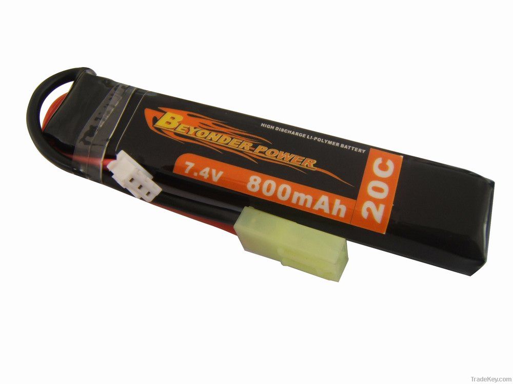 Airsoft gun lipo battery pack