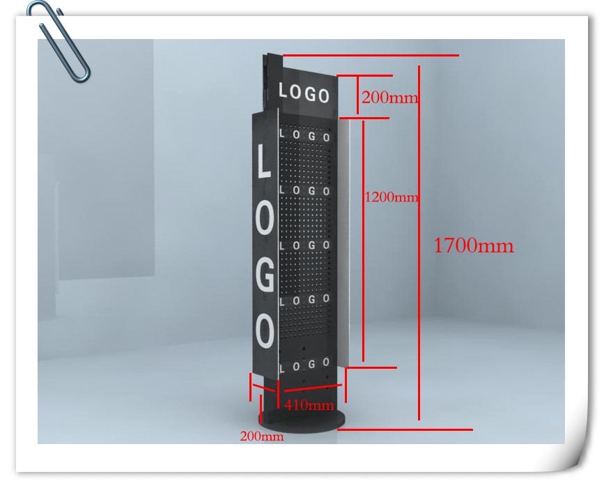 pegboard display stand