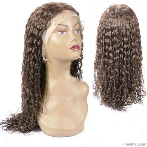 Straight Human Hair Front Lace Wig 20 Inch