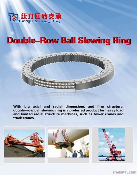 Double row roller slewing ring