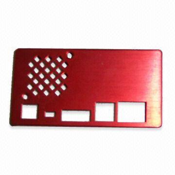 Stamped Front Cover Case with Red Anodizing Surface and Â±0.03mm Hole S