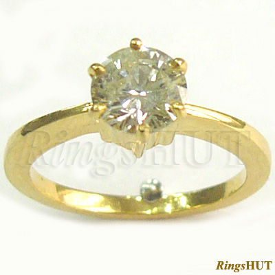 Ladies Ring, Diamond Ring, Real Diamond Ring, 14 K Diamond Gold Ring