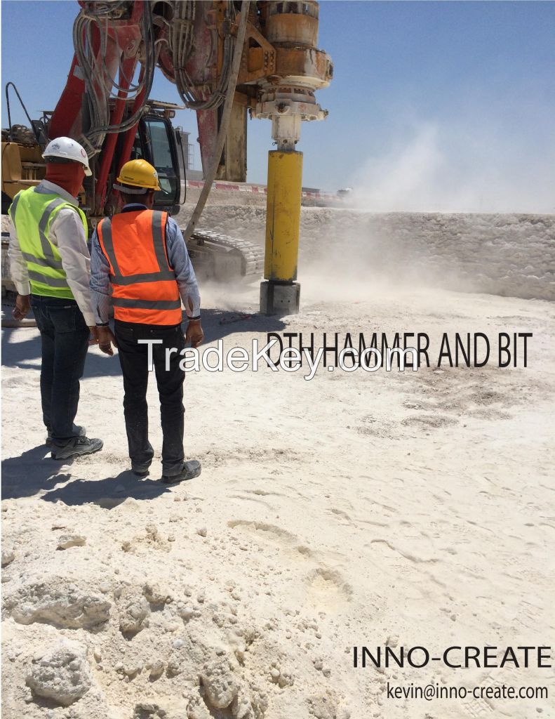 DTH hammer and Bit. 