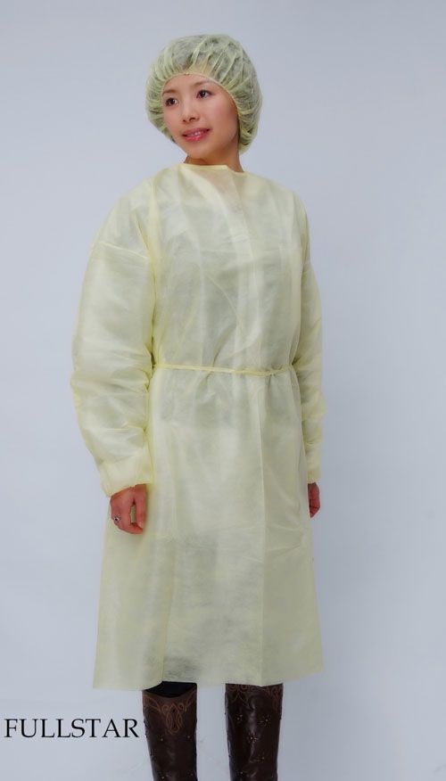 Medical Hospital Laminated PP PE Surgical Gown
