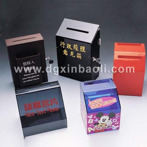 Acrylic box and decorative box