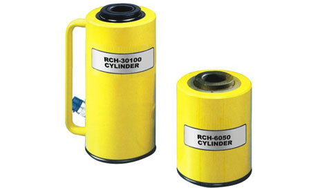 Hollow plunger cylinder, hydraulic tools