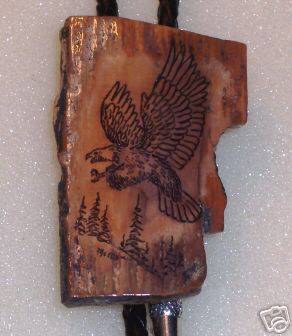 Screaming Eagle on Mammoth Ivory