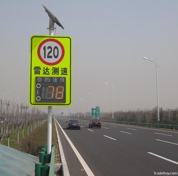 Traffic Speed Sign