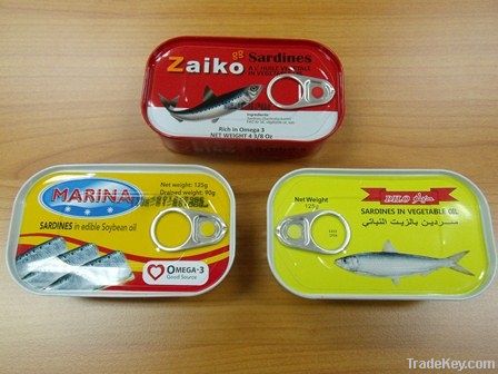 125g Club Can Sardine In Vegetable Oil