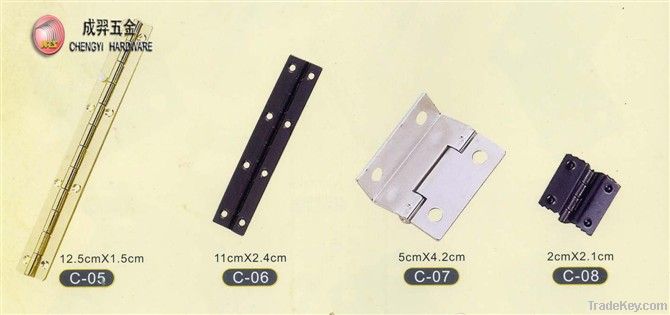 Zinc plating white long hinge with the lowest price