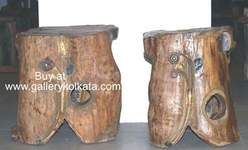Original Art Furniture made by artists in Weathered Wood  fused with B