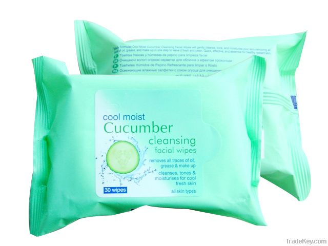 Cucumber Cleaning Facial Wipe