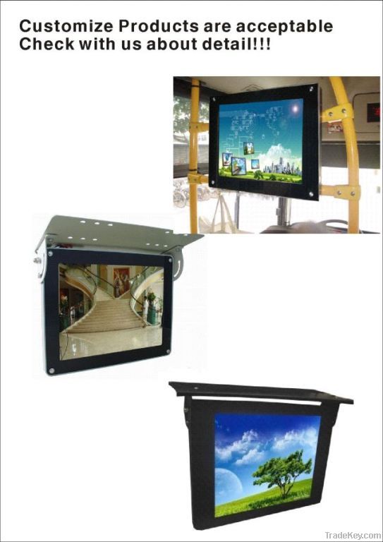 Bus LCD Standalone Advertising Display