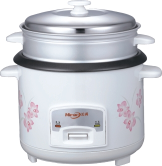 electric rice cooker with steamer