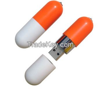 Pill Shape USB Flash Drive