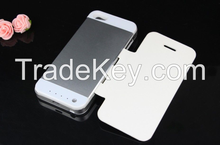 Rechargeable external battery phone case