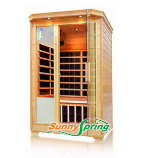 2 persons far infrared sauna room