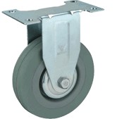 grey rubber caster