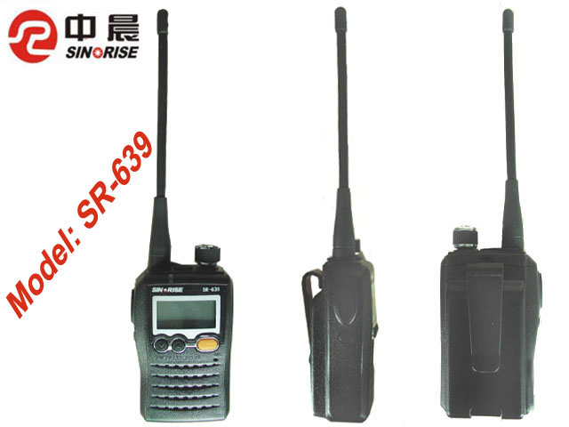 Sinorise best selling two way radio SR-639, Walkie Talkie/ interphone