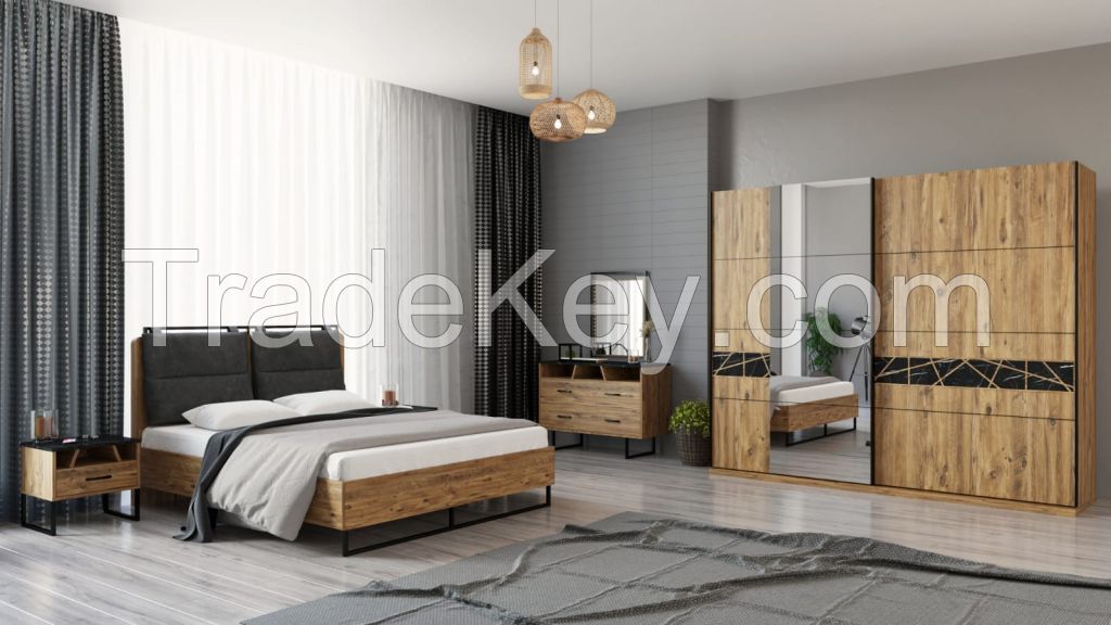 Ven    s Sliding Door Bedroom Set Wood Design