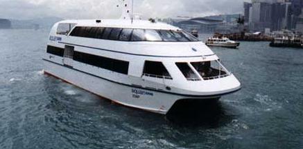 twin-hull passenger ship