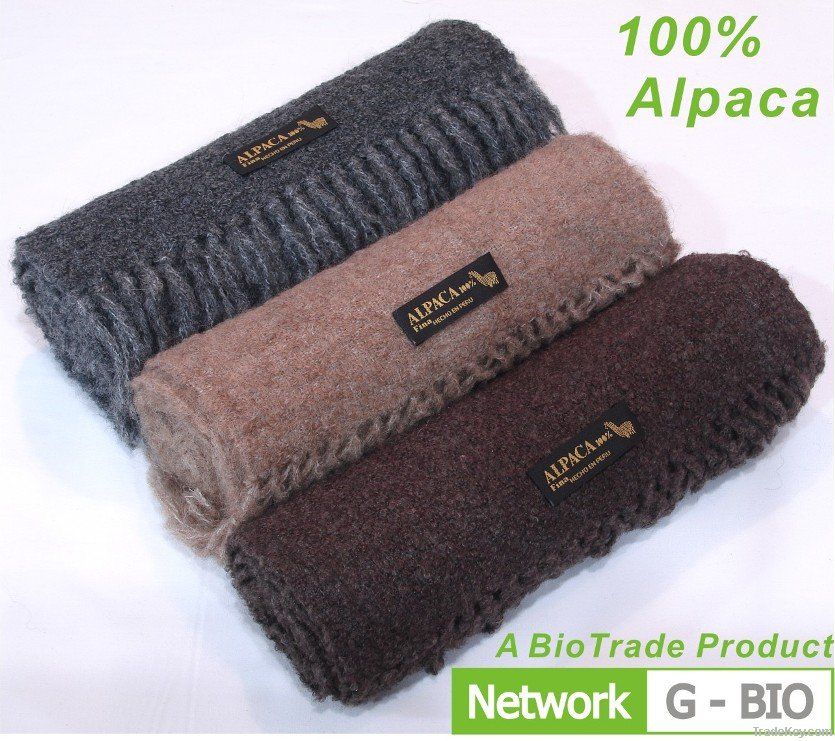 ALPACA ORIGINAL 100% NATURAL SCARVES