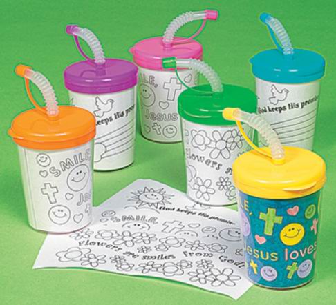 Design &amp; color your own Sipper Cups