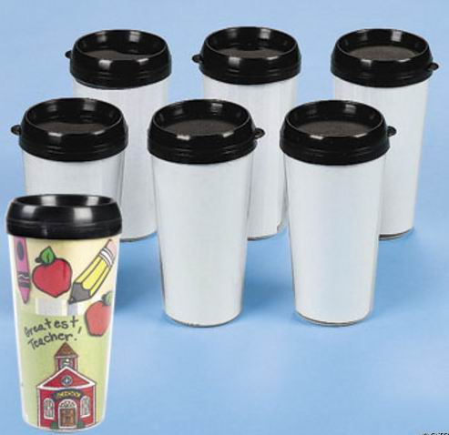 Design &amp; Color Your Own! Travel Mugs