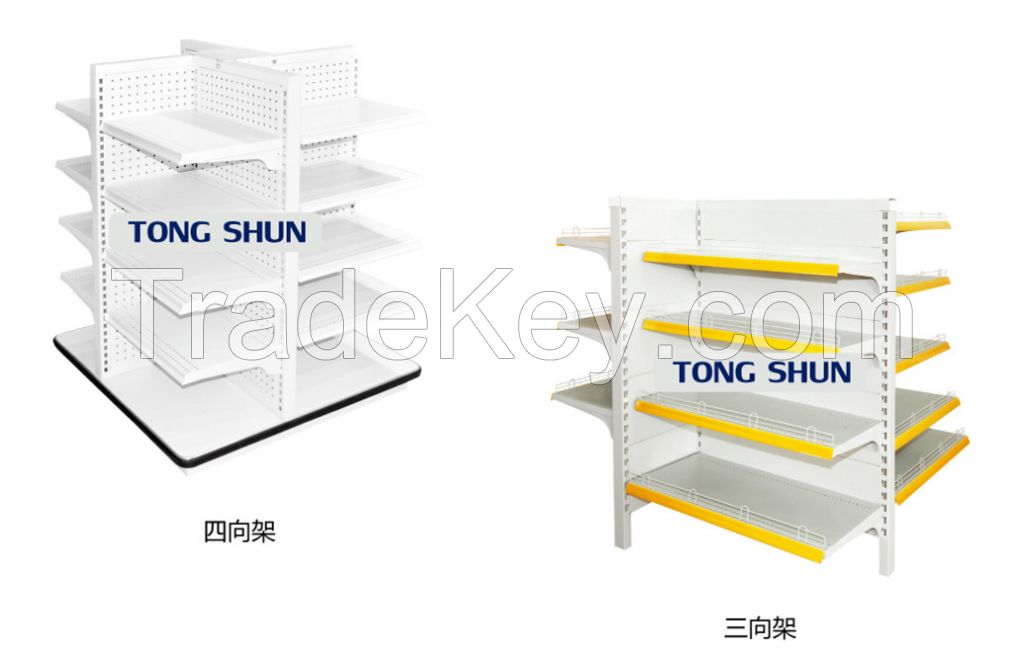 Supermarket Gondola Steel Shelf/Shelving for fruits, books, vegetables