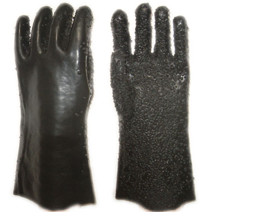pvc glove anti-slip