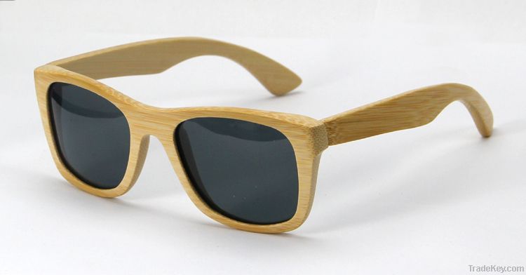 High Quality bamboo Sunglasses W010, CNC carving machine made