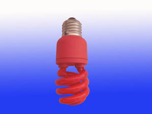 Color energy saving lamp (red)